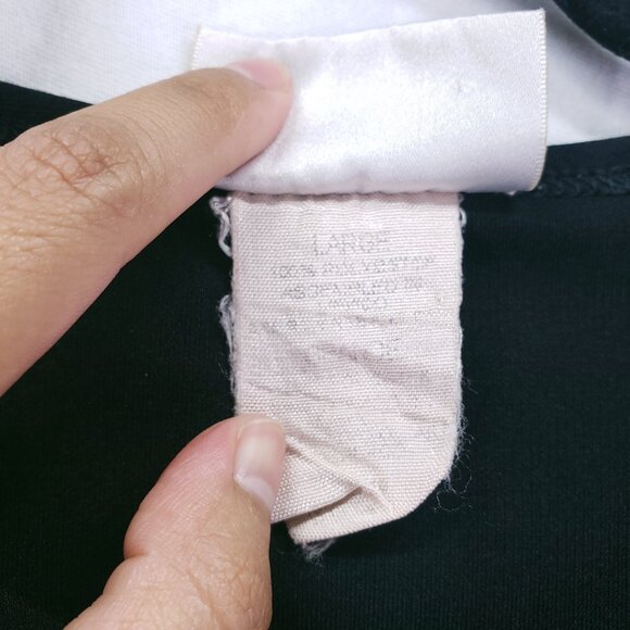 Kathie Lee Collection Black Embroidered Floral Cardigan Sweater Size Large - Picture 4 of 10